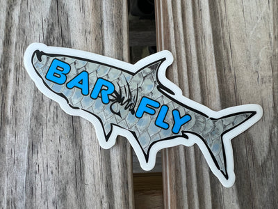Bar fly tarpon sticker