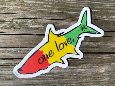 One love tarpon sticker